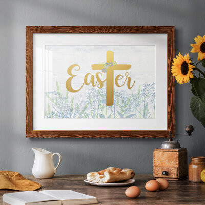 The Holiday Aisle Easter Wildflowers Framed On Paper Print