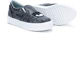 Thumbnail for your product : Chiara Ferragni Kids embellished slip-on sneakers