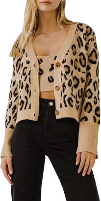Leopard Print Cardigan Sweater | Shop the world's largest collection 