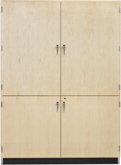 Shain 84" H x 60" W x 22" D 2-Piece Marine Storage Cabinet