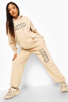Thumbnail for your product : boohoo Petite Limited Edition Printed Joggers