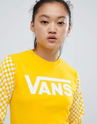 Vans Exclusive Yellow Sporty Heritage Long Sleeve T-Shirt
