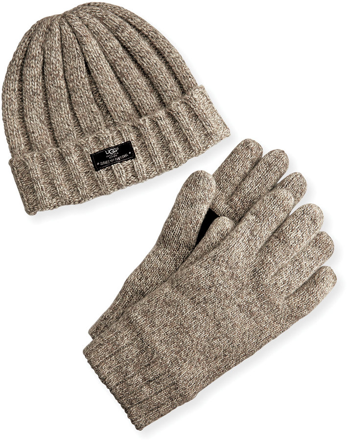 ugg winter hat and glove set
