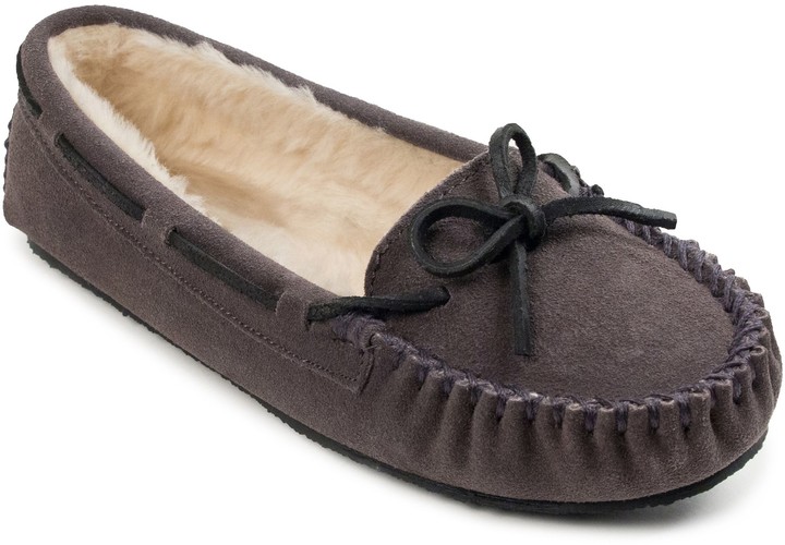 minnetonka suede slippers