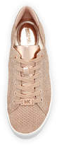 Thumbnail for your product : MICHAEL Michael Kors Skyler Metallic Lace-Up Low-Top Sneakers