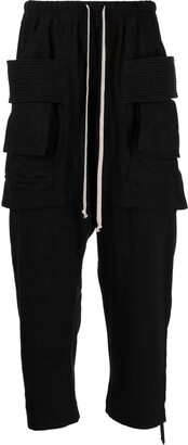 Rick Owens Cargo Cropped Drawstring Trousers