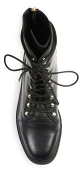 Joie Hartlyn Leather Combat Boots