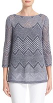Thumbnail for your product : Lafayette 148 New York Women's Knit Chevron Top
