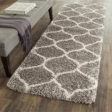 Thumbnail for your product : Safavieh Hudson Shag Collection SGH280B Grey and Ivory Moroccan Ogee Plush Area Rug (6' x 9')