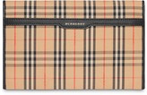 Thumbnail for your product : Burberry Medium 1983 Check and Leather Envelope Pouch