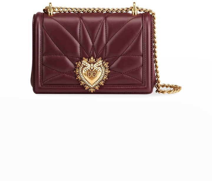 Dolce & Gabbana Devotion Mini Quilted Leather Crossbody Bag ShopStyle