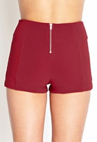 Thumbnail for your product : Forever 21 high-waisted knit shorts