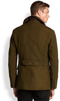Thumbnail for your product : Burberry Ellingham Wool & Cashmere Double-Breasted Peacoat