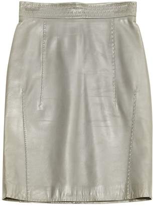 Malo \N Grey Leather Skirts
