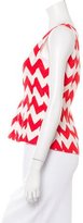 Thumbnail for your product : Kate Spade Chevron Print Tailored Top