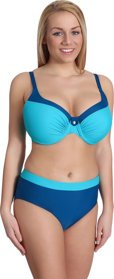 Merry Style Womens Bikini Set P190-65TSG (Pattern-4 EU(Cup 80 C/Bottom  40)=UK(36C/12)) - ShopStyle Two Piece Swimsuits