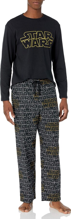 Essentials Men's Disney Star Wars Marvel Flannel Pajamas Sleep Sets