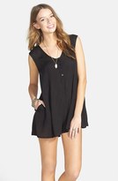 Thumbnail for your product : RVCA 'Garden Gala' Front Button Romper (Juniors)