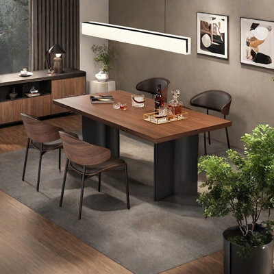 Hokku Designs Retro light luxury dining table
