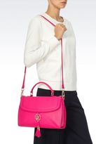Thumbnail for your product : Armani Jeans Cross Body Bag In Faux Leather With Tassels