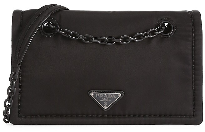 prada nylon chain bag