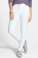 Thumbnail for your product : Fire Seamed Moto Skinny Jeans (Juniors)