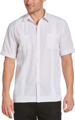 Cubavera Men's Ecoselect Textured Two-Pocket Short Sleeve Button-Down  Guayabera Shirt - ShopStyle