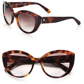 Thumbnail for your product : Kate Spade Sherrs 55MM Modified Cat's-Eye Sunglasses