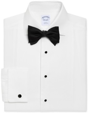 Brooks Brothers Men's Regent Slim Fit Bib-Front Tuxedo Shirt