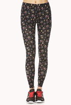 Thumbnail for your product : Forever 21 Sweet Floral Leggings