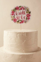 Thumbnail for your product : BHLDN Blushing Roses Cake Topper