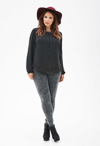 Thumbnail for your product : Forever 21 Plus Size Beaded Chiffon Blouse