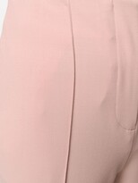 Thumbnail for your product : Jonathan Simkhai High-Rise Pintuck Cropped Trousers