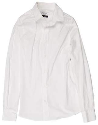 Versace Woven Button-Up Shirt