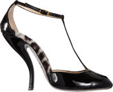 Thumbnail for your product : Alberto Moretti T-Strap Glitter Sole Sandal