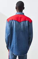 Thumbnail for your product : Calvin Klein Foundation Oversized Denim Long Sleeve Shirt
