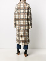 Thumbnail for your product : Etoile Isabel Marant Checked Button-Up Coat