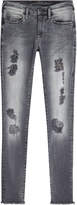 Thumbnail for your product : True Religion Halle Distressed Skinny Jeans