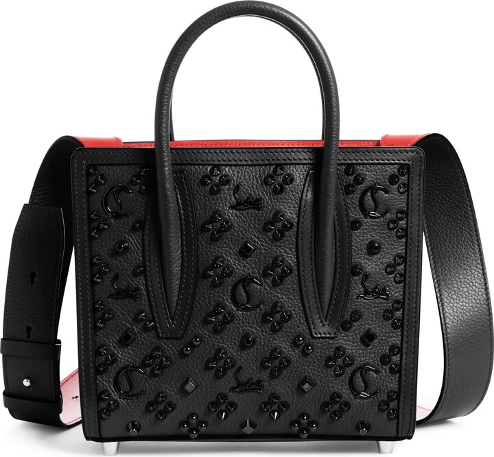 Christian Louboutin Mini Paloma Studded Calfskin Satchel