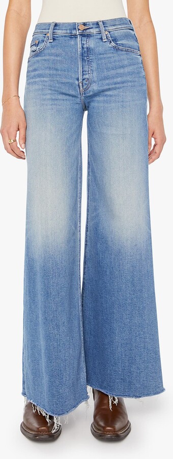 The Tomcat Swisher Sneak Frayed Wide Leg Jeans