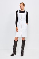 Thumbnail for your product : Karen Millen Sleeveless Denim Zip Front Dress