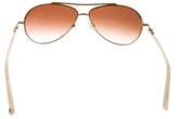 Thumbnail for your product : David Yurman Tinted Aviator Sunglasses