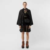 Thumbnail for your product : Burberry Cape Detail ECONYL Belted Coat
