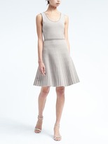 Thumbnail for your product : Banana Republic Stripe-Knit Fit-and-Flare Dress