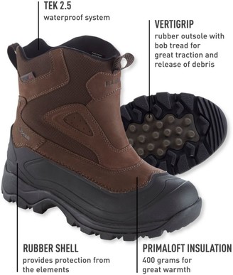L.L. Bean Men's Waterproof Insulated Wildcat Boots, Pull-On