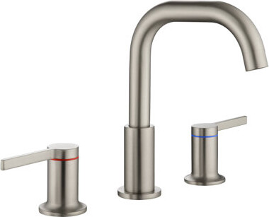 AWZTOO 8 Inch Widespread Bathroom Faucet 3 Hole Bathroom Sink Faucet Double Handle Brass Bathroom Sink Vanity Basin Taps