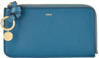 Chloé Leather Alphabet Zipped Wallet