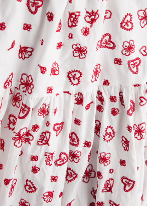 Sister Jane Doodle Bloom Embroidered Cotton Maxi Dress
