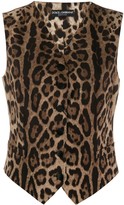 Thumbnail for your product : Dolce & Gabbana Leopard Print Waistcoat