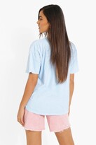 Thumbnail for your product : boohoo Overdyed Hamptons Oversized T-shirt